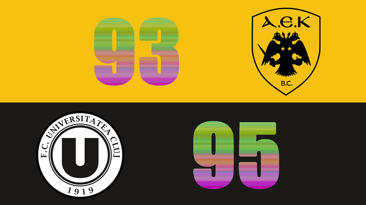 VIDEO Rezumat: AEK BC Atena – U-BT Cluj-Napoca