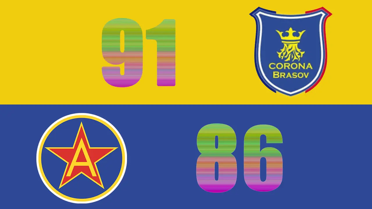LNBM: Cronica partidei Corona Brașov – CSA Steaua Sharks