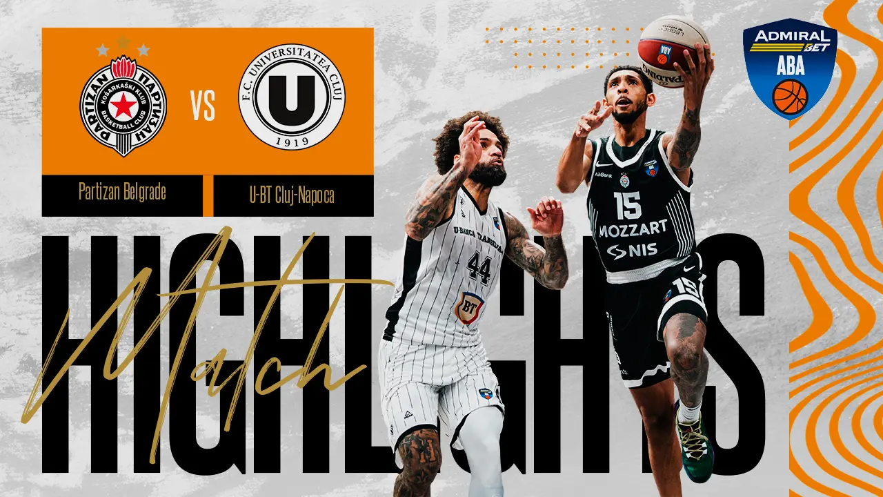 VIDEO: Partizan Belgrade – U-BT Cluj-Napoca – FULL GAME HIGHLIGHTS