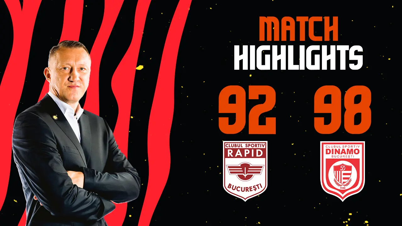 VIDEO: CS Rapid București – CS Dinamo București – HIGHLIGHTS