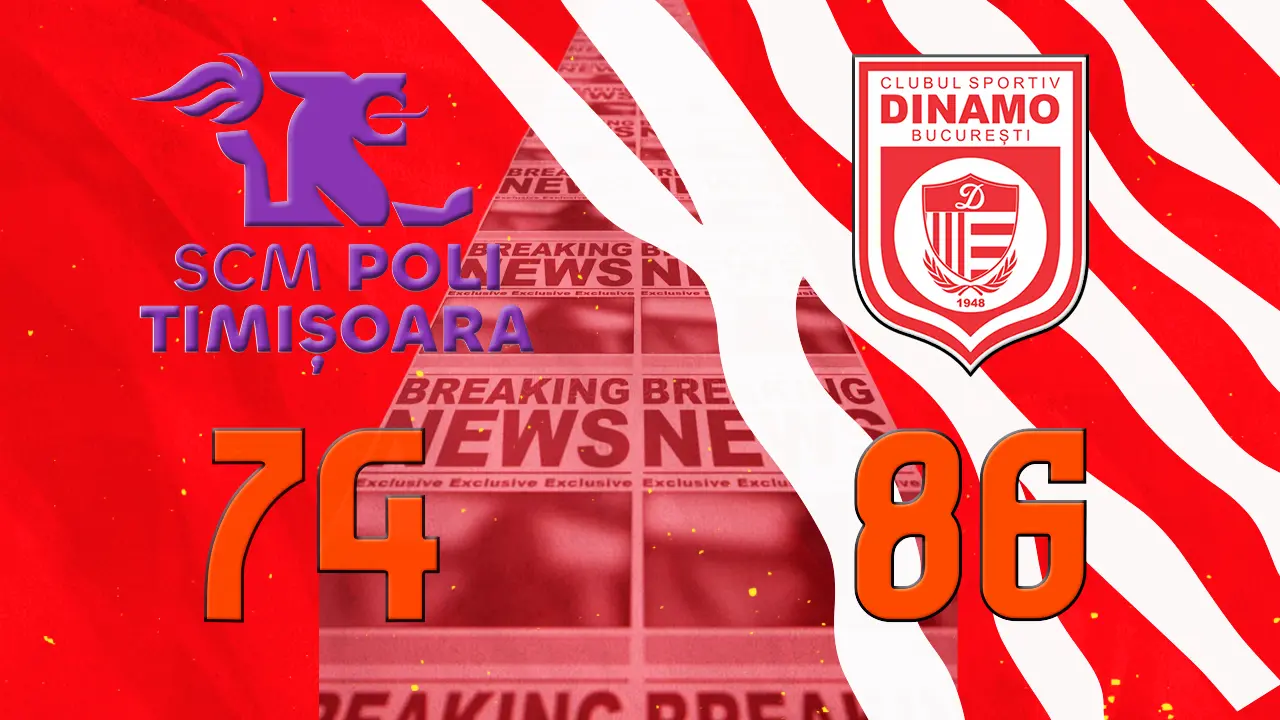 LNBM: Dinamo confirmă din nou cu o victorie la Timișoara
