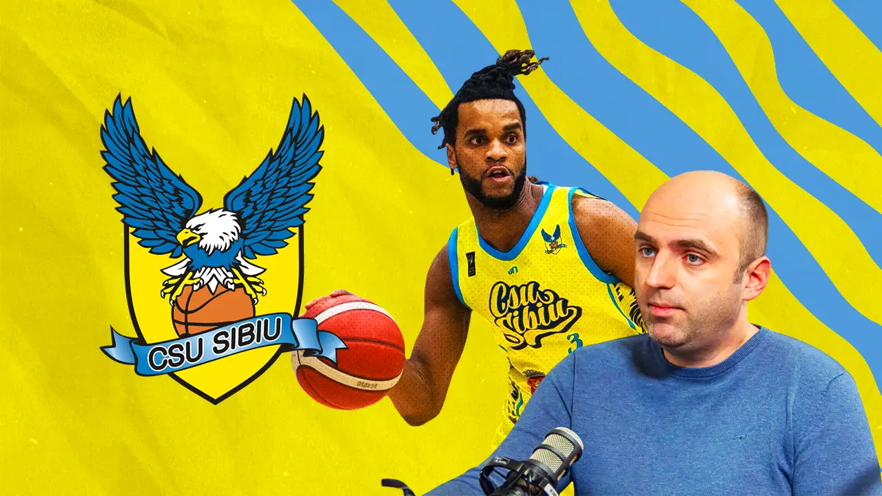 MJ Randolph și Alexandru Hanea, la finalul meciului cu Târgu Mureș