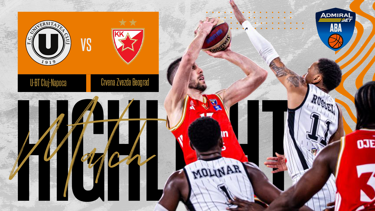 VIDEO: U-BT Cluj-Napoca – Crvena Svezda Beograd – FULL GAME HIGHLIGHTS