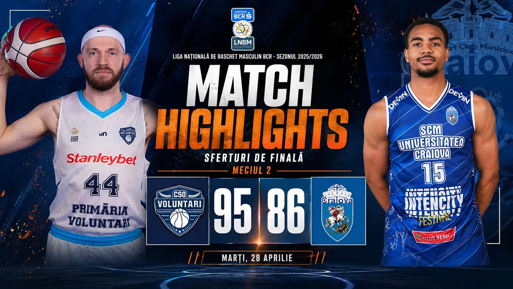 PLAYOFF HIGHLIGHTS: CSO Voluntari – SCMU Craiova