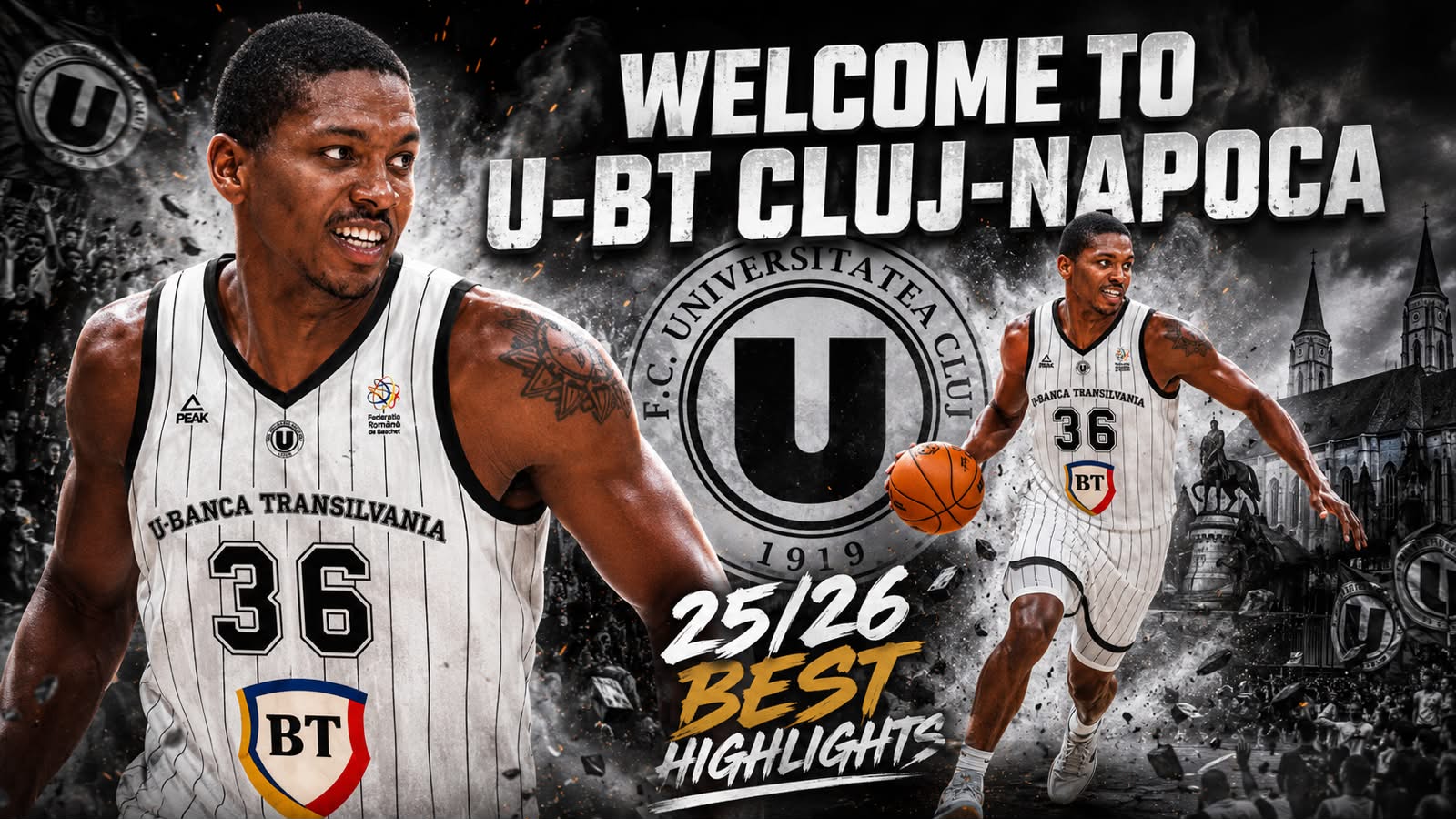 JUCĂTORI NOI ÎN LNBM: Malcolm Hill – U-BT CLUJ-NAPOCA