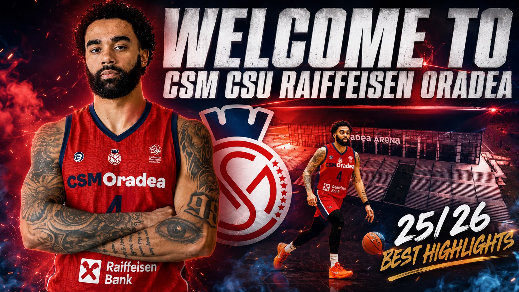 JUCĂTORI NOI ÎN LNBM: Josh Jefferson – CSM CSU RAIFFEISEN ORADEA