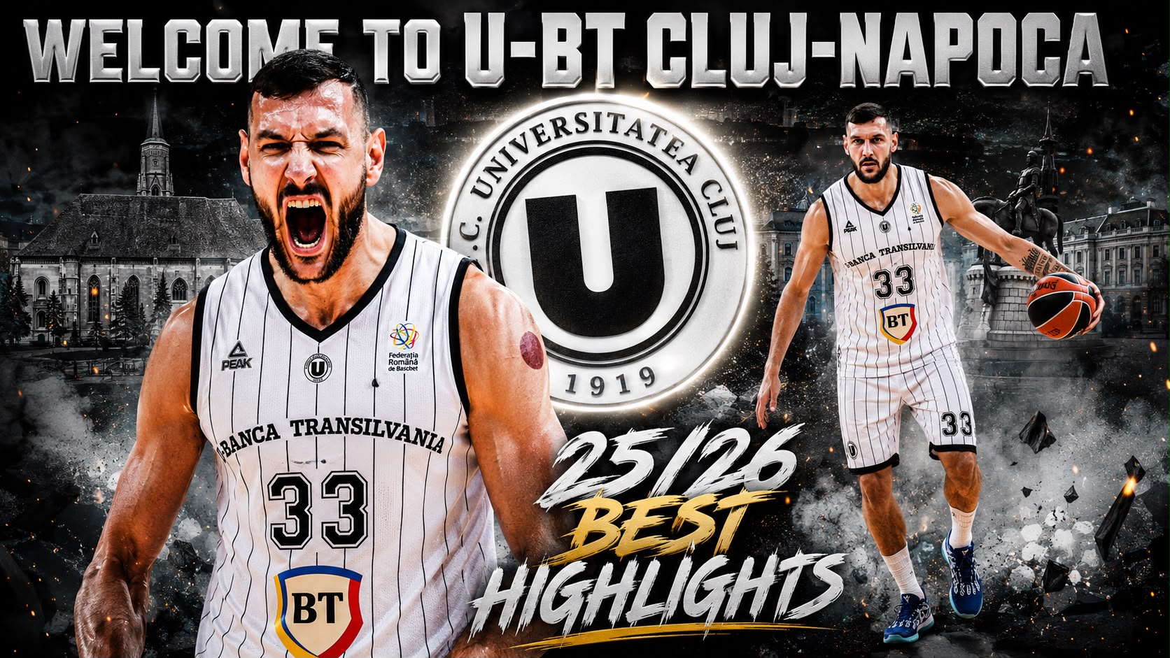 JUCĂTORI NOI ÎN LNBM: Uroš Plavšić – U-BT CLUJ-NAPOCA